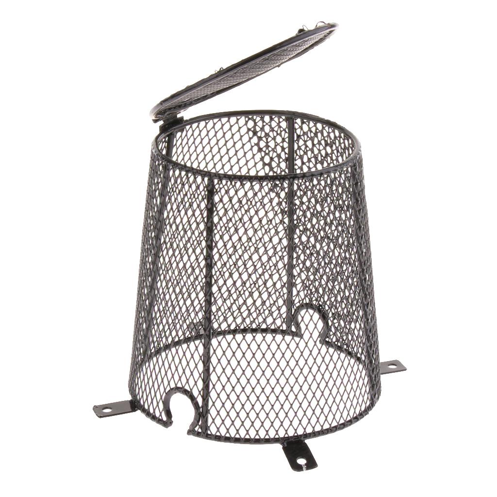 Pack of 2 Anti-scald Reptile Heater Lamp Guard Light Bulb Protector Lamp Mesh