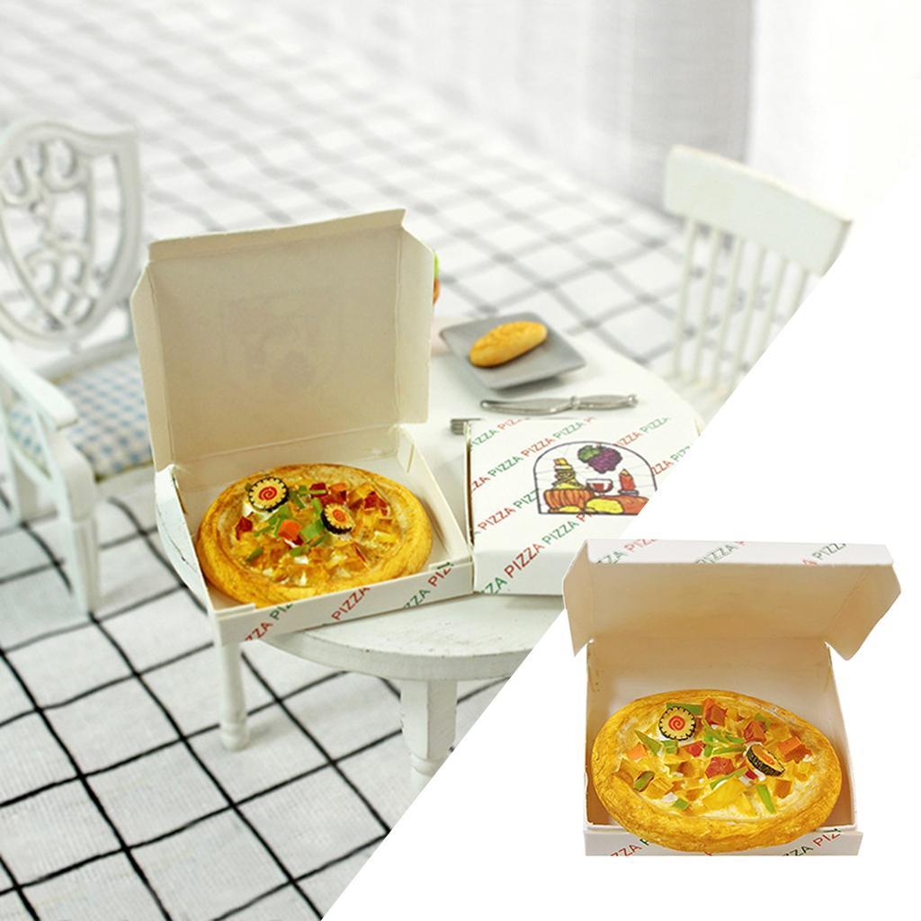 1:12 food Ornament DIY Pizza Miniature Dollhouse Decoration