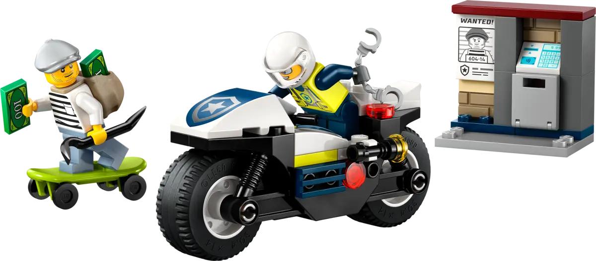 Đồ Chơi Lắp Ráp Cuộc Đua Truy Bắt Cướp - Lego City 60455 (65 Mảnh Ghép)