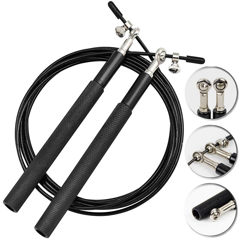 3M Có Thể Điều Chỉnh Dây Nhảy Crossfit Tốc Độ Trọng Lượng Bỏ Qua Dây Tập Thể Dục Nhôm Huấn Luyện Chuyên Nghiệp Thép Không Gỉ Dây Tập Thể Dục Tại Nhà