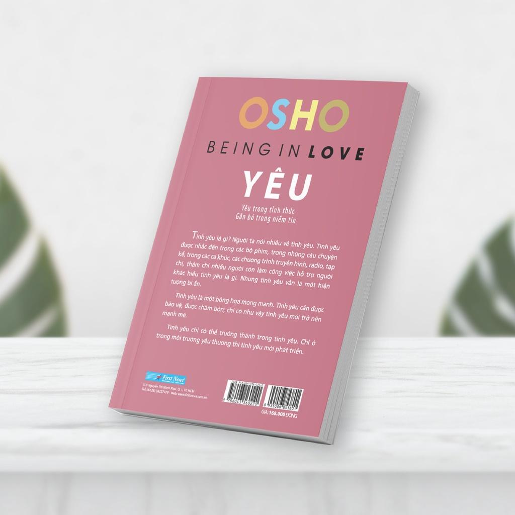 Sách - Combo OSHO Cảm Xúc + OSHO Yêu + OSHO Hiểu - First News