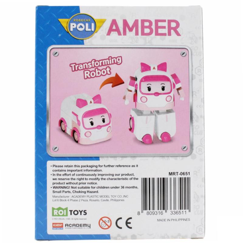 Đồ Chơi Robot Biến Hình Xe Cứu Thương Amber - Robocar Poli MRT0651