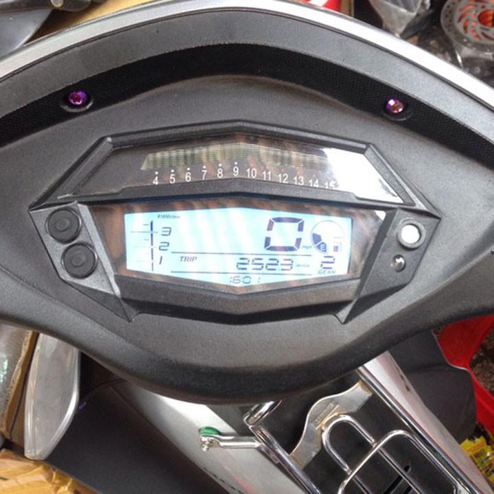 Đồng hồ điện tử xe máy T1000 gắn các loại xe máy có mắt đọc -TKAs.638