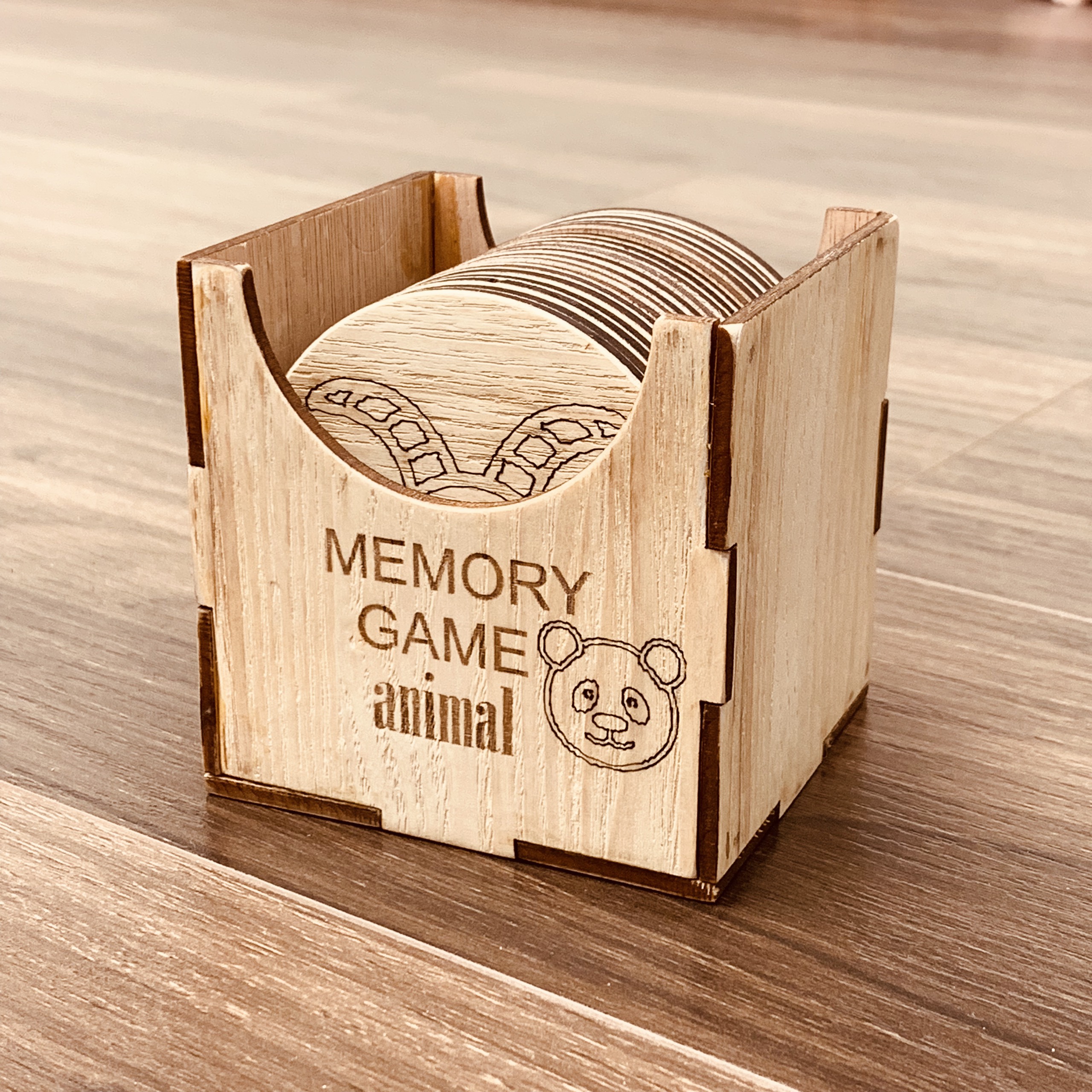 Đồ Chơi Gỗ Thông Minh,Trò Chơi Luyện Trí Nhớ Memory Game Giúp Bé Luyện Khả Năng Nghi Nhớ Hình Ảnh Chủ Đề Động Vật Animal