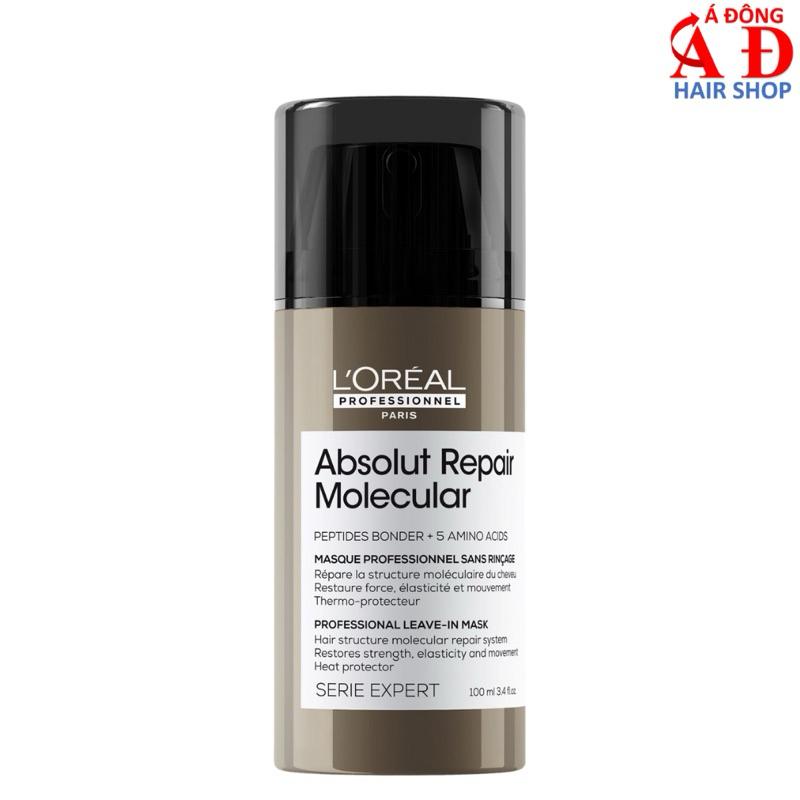 Mặt nạ khô dưỡng tóc L'Oreal ARM Absolute Repair Molecular siêu phục hồi phân tử Peptides 100ml