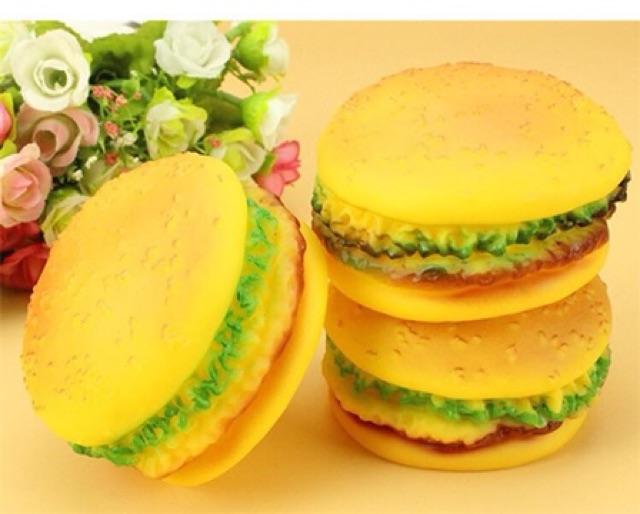 Đồ chơi bánh hamburger cho chó, mèo