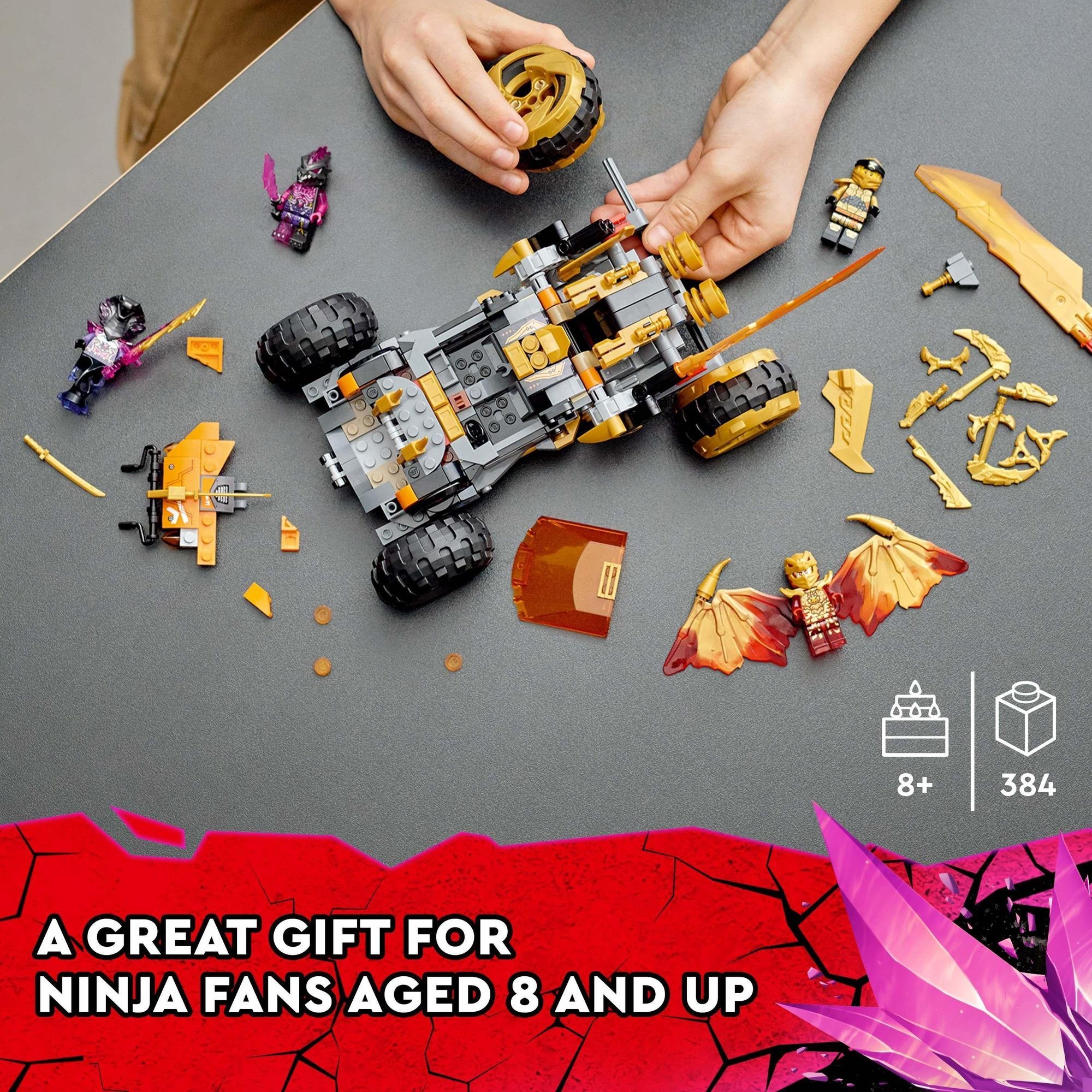 LEGO Ninjago 71769 Chiến xe rồng hùng dũng của Cole (384 chi tiết)