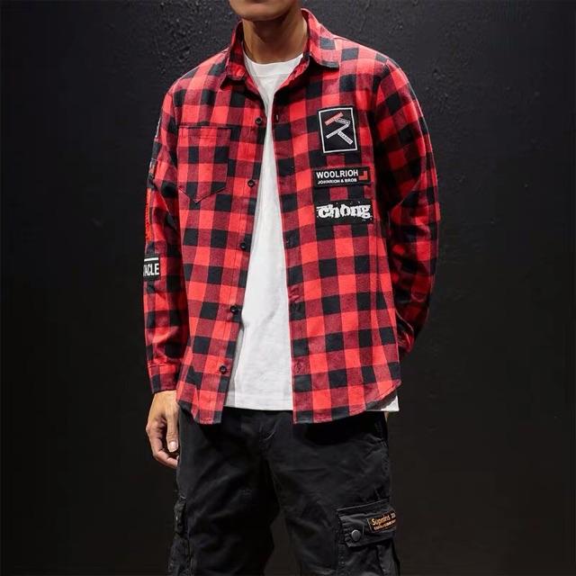 Áo Sơ Mi Caro Sơ Mi Flannel Áo Khoác Nam Nữ FLANNEL CARO In Cực Chất Nhiều Mẫu
