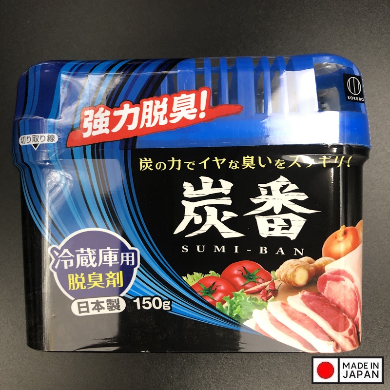 Sáp khử mùi tủ lạnh - than hoạt tính, giúp khử mùi mạnh mẽ các mùi khó chịu đáng lo ngại với sức mạnh của than củi - nội địa Nhật Bản