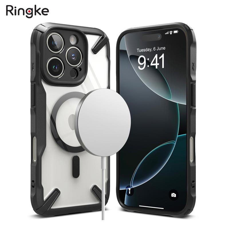 Ốp lưng cho iPhone 16 Pro Max / 16 Pro RINGKE Fusion X Magnetic - Hàng Chính Hãng