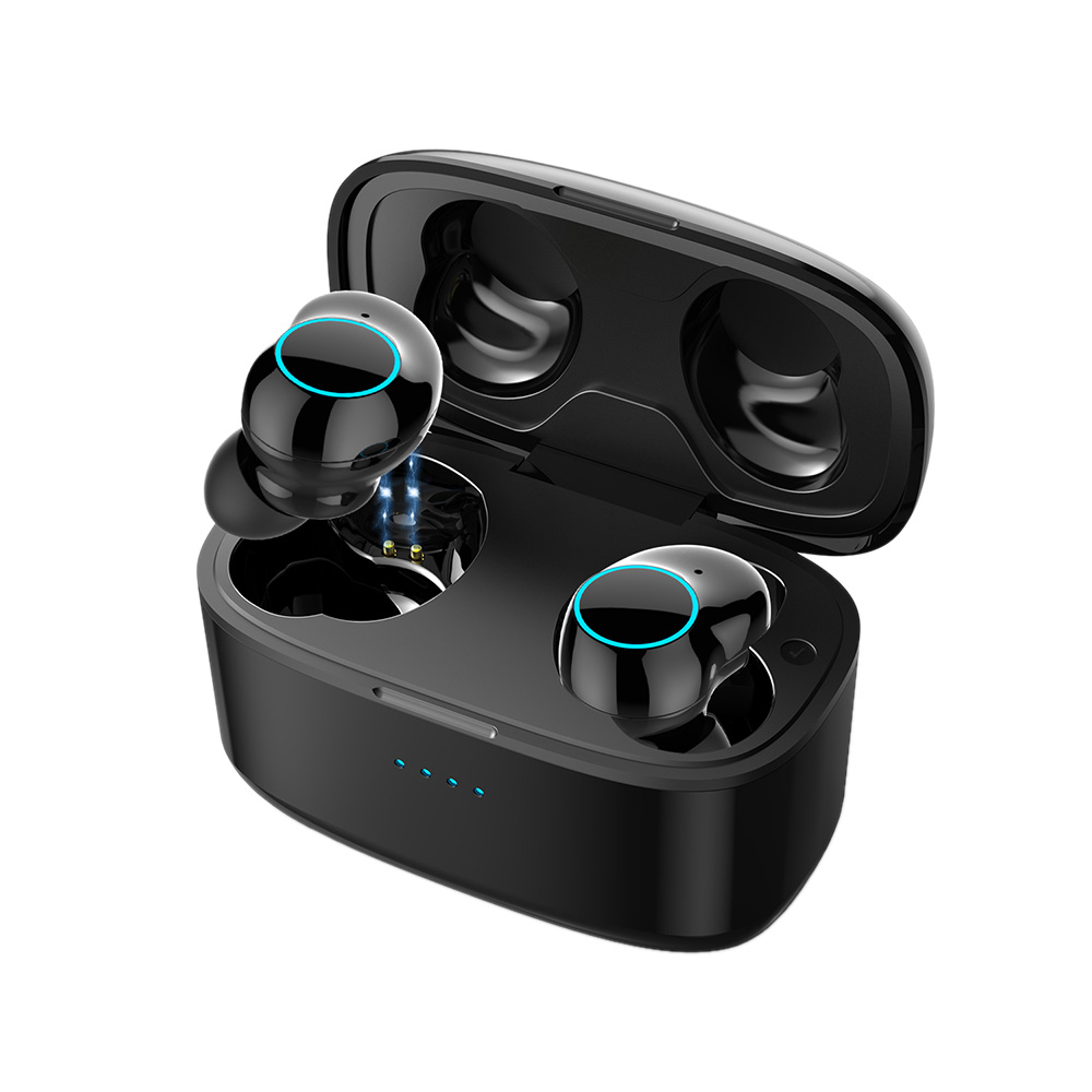 Tai nghe T3 TWS Điều khiển bằng cảm ứng Bluetooth 5.0 thể thao có hộp sạc mic IPX5