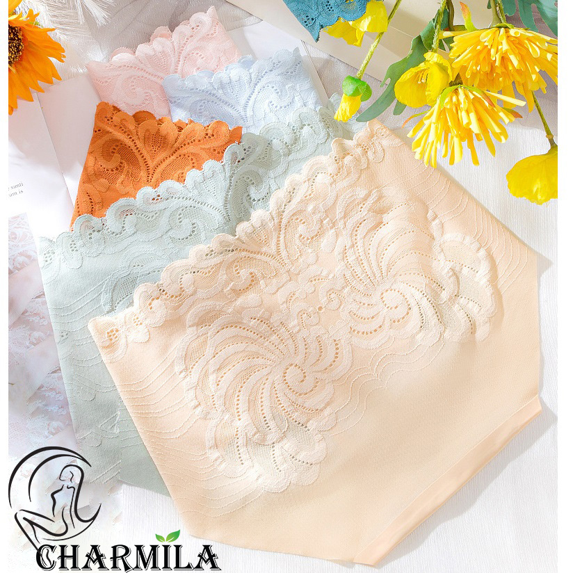 Quần lót nữ Charmila su phối ren mẫu đẹp QL37