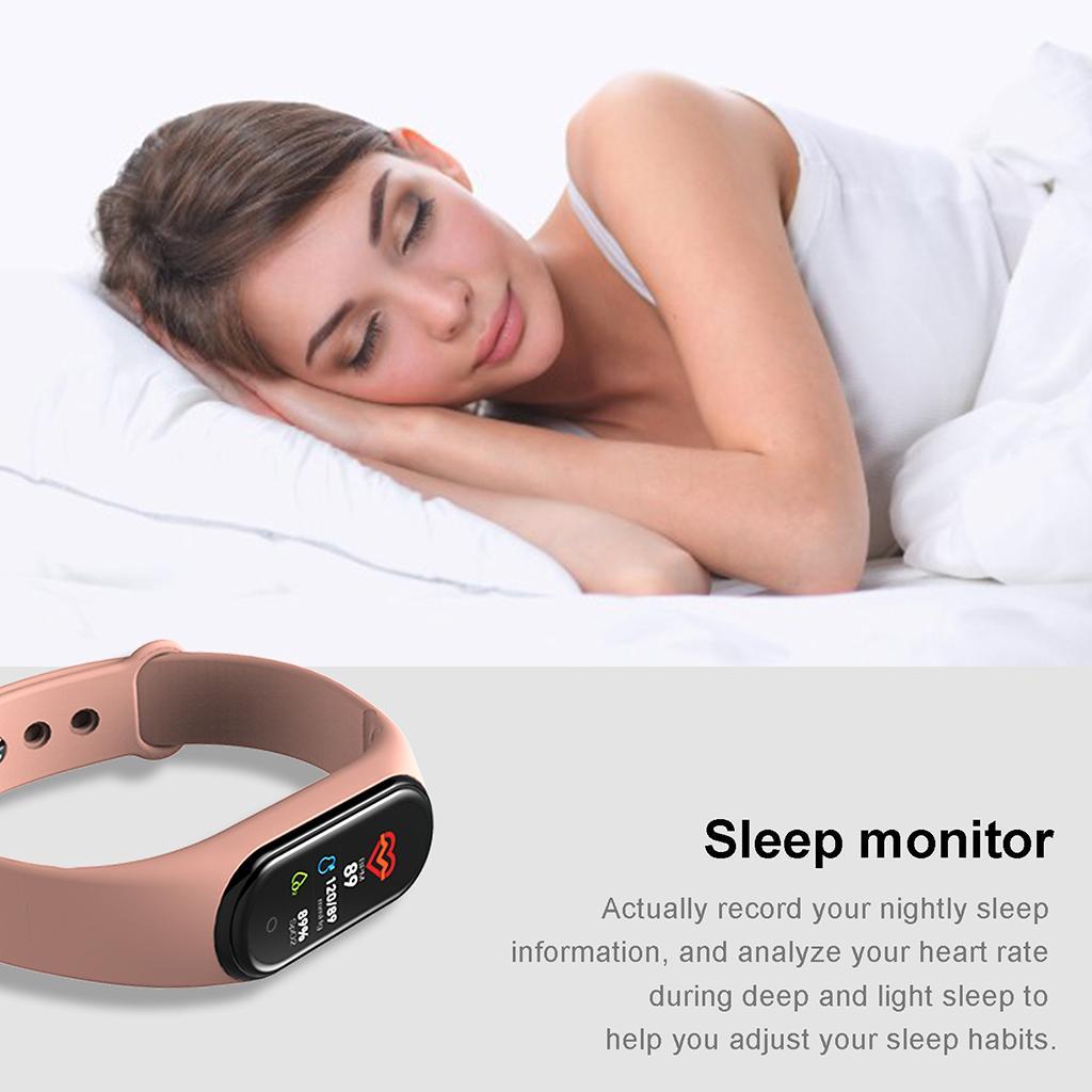 3X Smart Wristband Fitness Tracker Sport Watch Bracelet Touch Screen Red