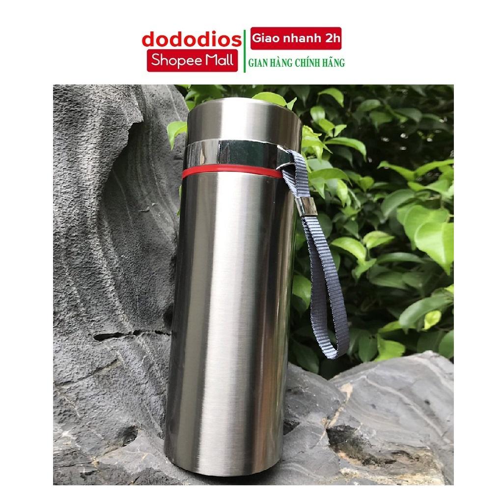 DODODIOS bình đựng nước giữ nhiệt bằng inox có quai đeo tiện dụng 1000ml - Hàng chính hãng