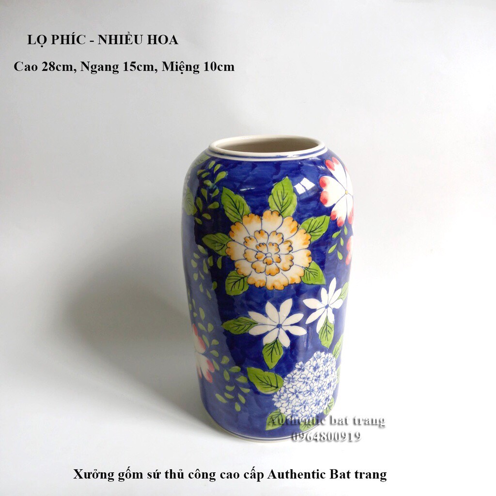 "HOT" BÌNH CẮM HOA VẼ TAY 100% - SIÊU ĐẸP, SIÊU XINH , SANG TRỌNG CHO CĂN PHÒNG CỦA BẠN