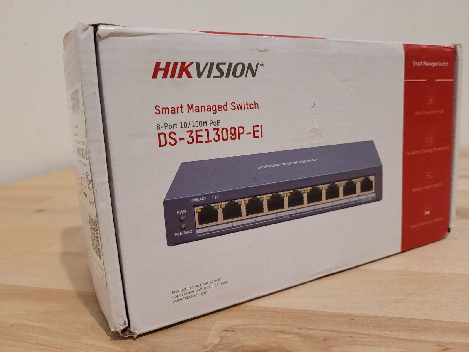 Smart Switch PoE 8 Cổng DS-3E1309P-EI-hàng chính hãng