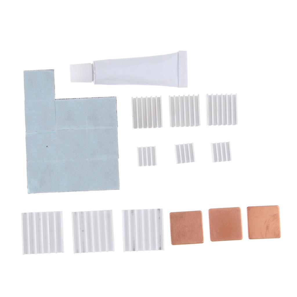 Cooling Fins Aluminum Heat Sink   for development Board