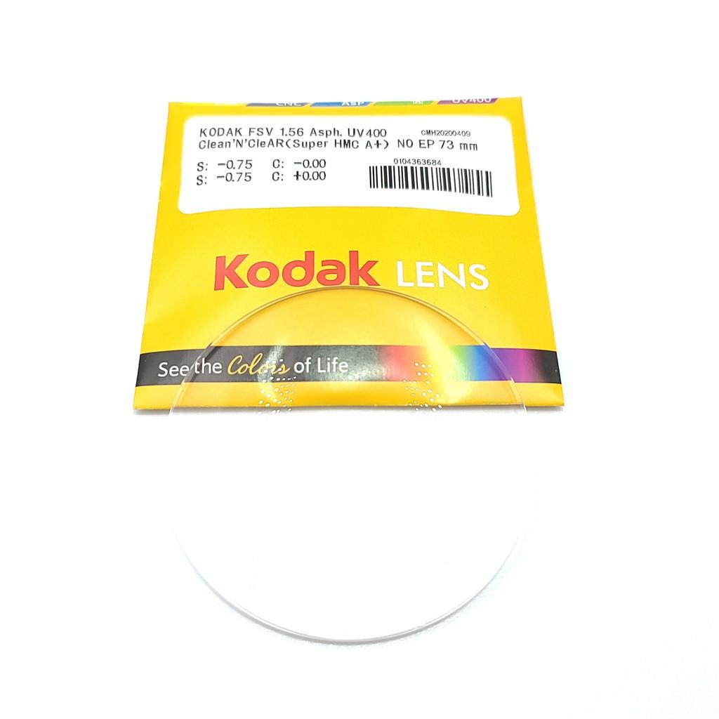 Tròng kính Kodak FSV 1.56 , 1.60 và 1.67 Asph.UV400 chính hãng Mỹ
