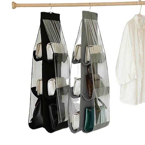 Túi treo giỏ xách chống bụi 6 ô đa năng