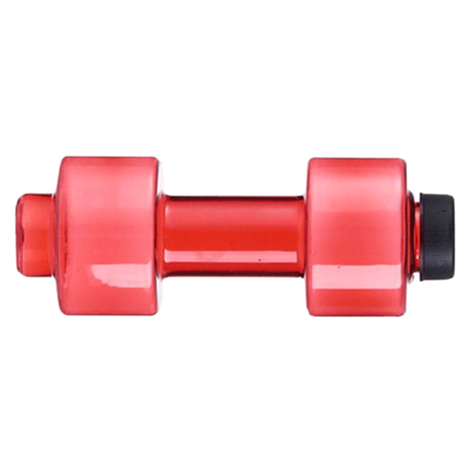 Fitness Dumbbells Weight Strong Water Drinks Bottle 550ml Black