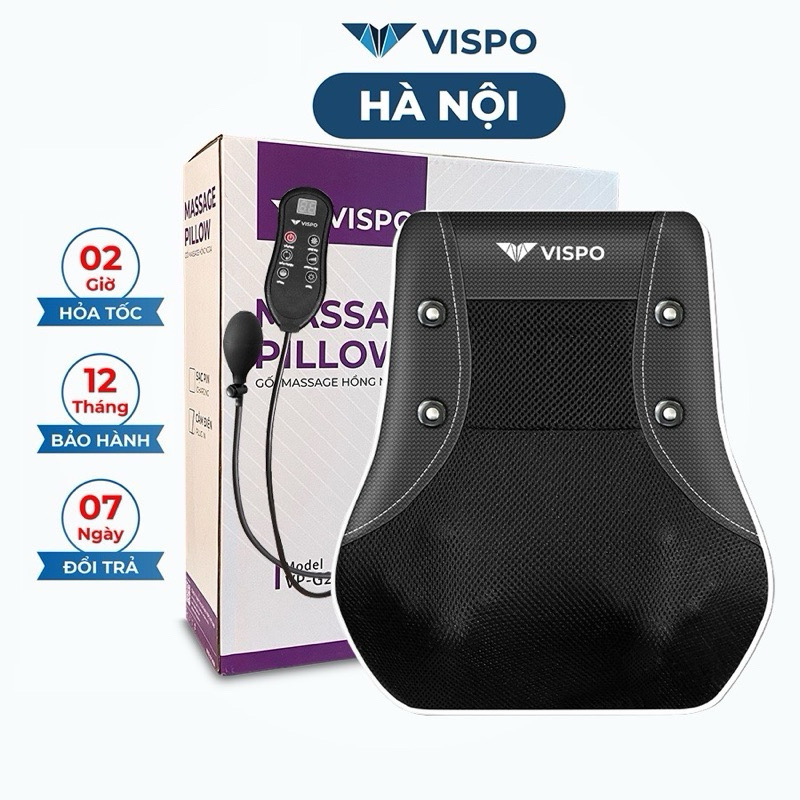 Hình ảnh ￼Gối massage hông ngoại Vsport  VP-G22, bi xoay kết hợp chế độ rung và nhiệt hồng ngoại