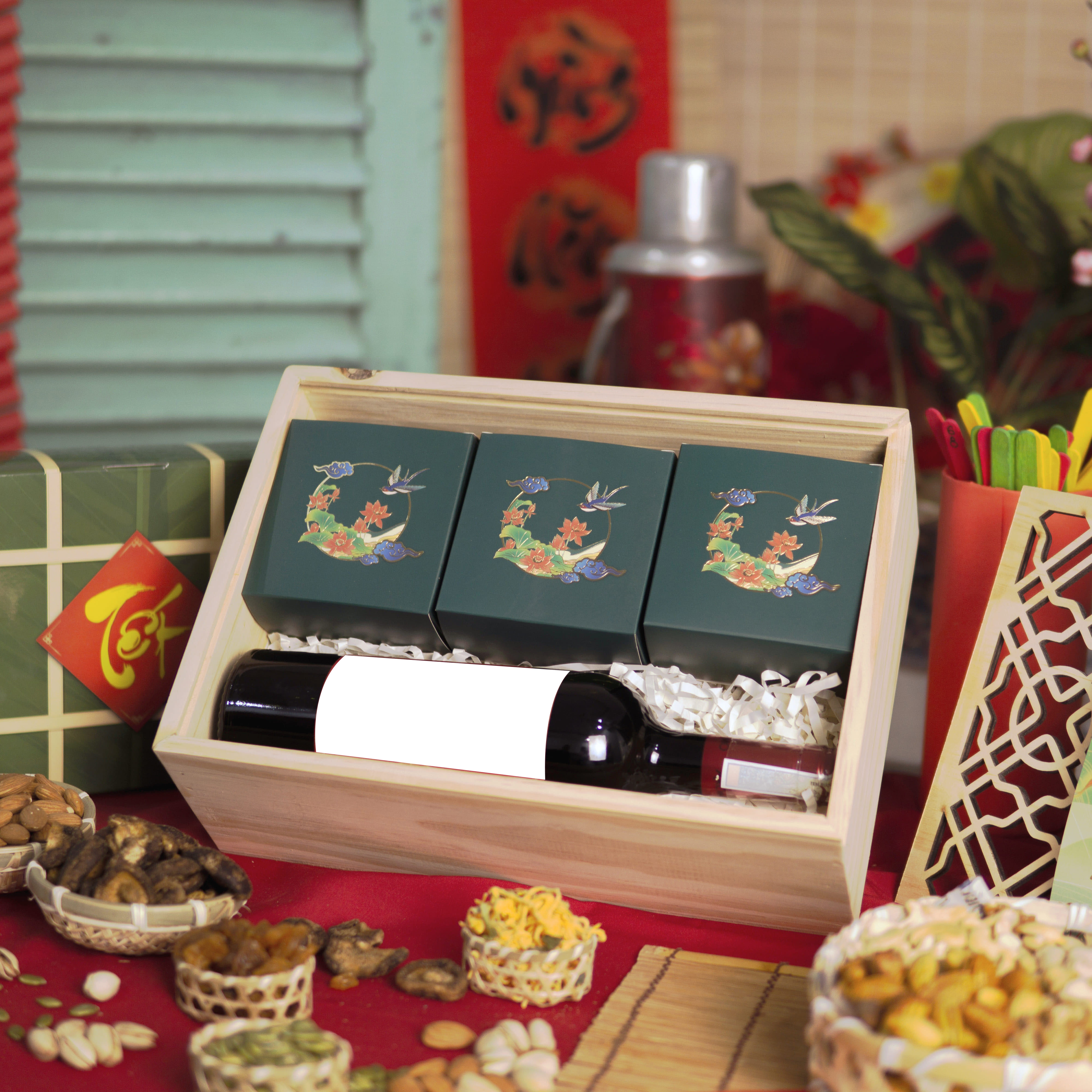 Quà Tặng Cao Cấp Hộp Quà Tết Đại Hỷ 1 Thương Hiệu Food City Việt Nam