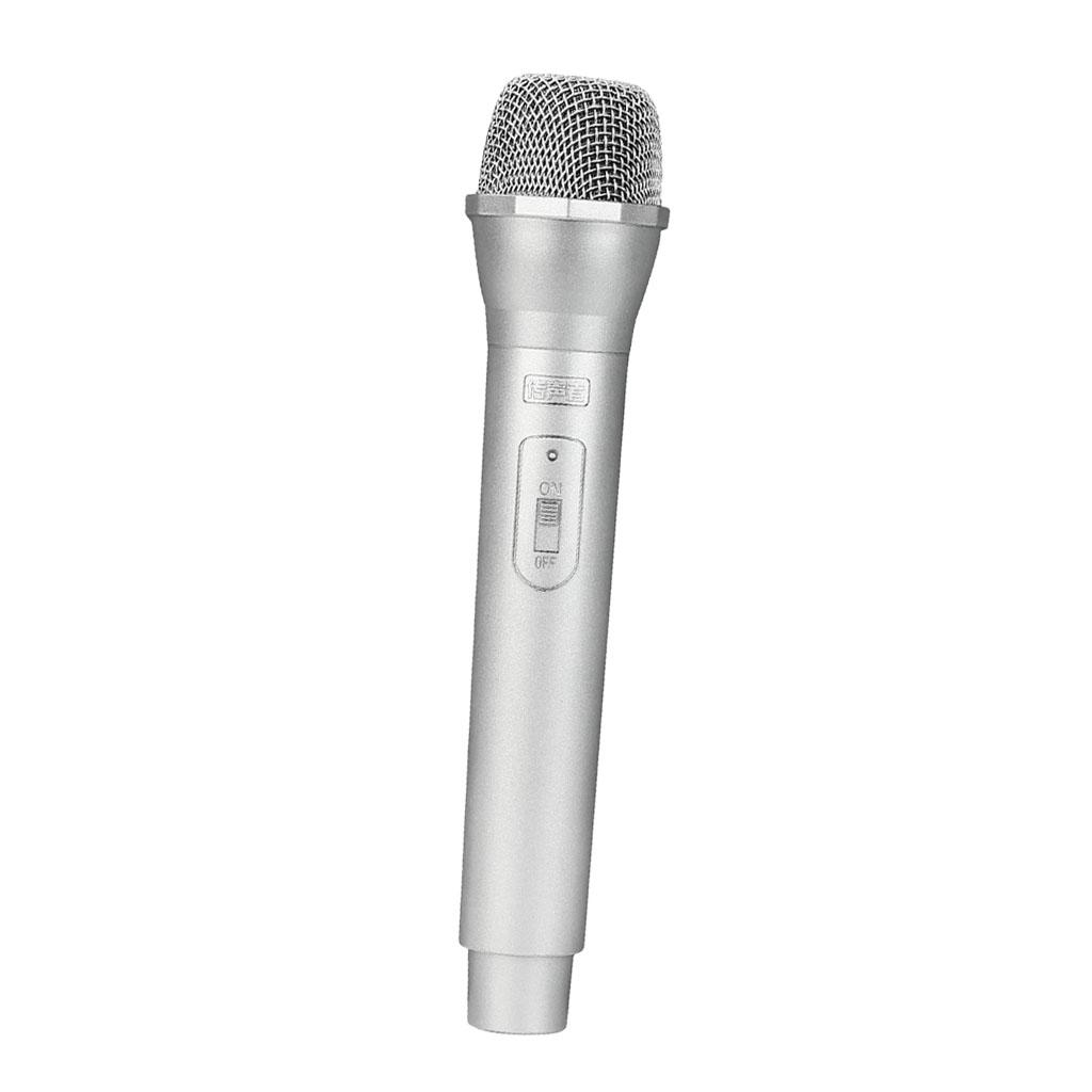 Nhựa Nhân Tạo Không Dây Micro Đạo Cụ Mic Mic Giả Cầm Tay