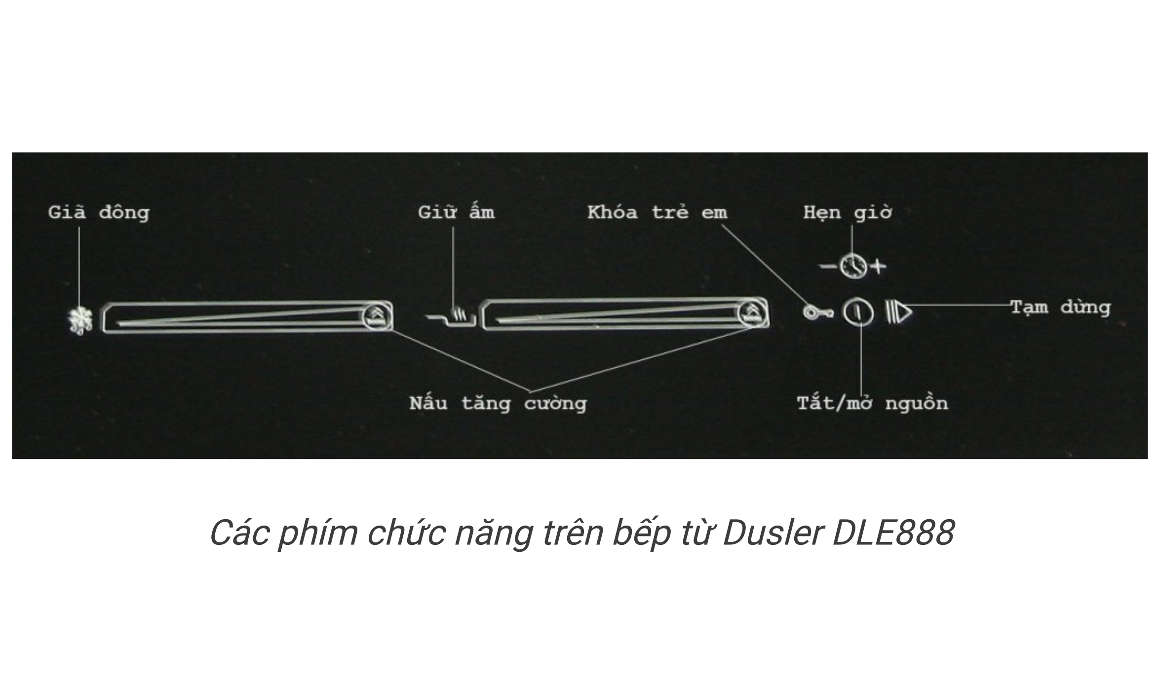 Bếp 2 từ Dusler DLE 888 (Made in Germany)