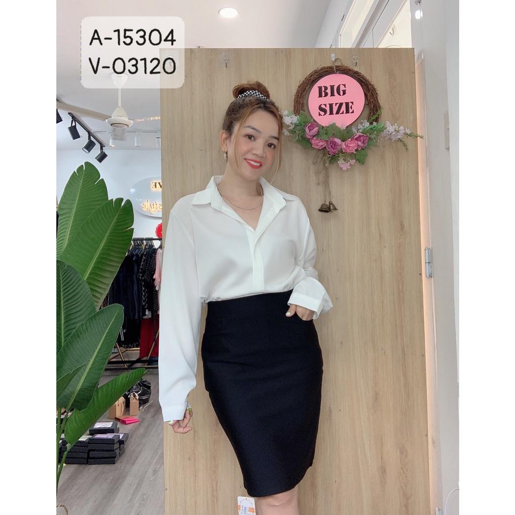 CHÂN VÁY BÚT CHÌ CÔNG SỞ XẺ TÀ SAU CÓ TÚI Ở 2 Bên có size XS đến BIG SIZE