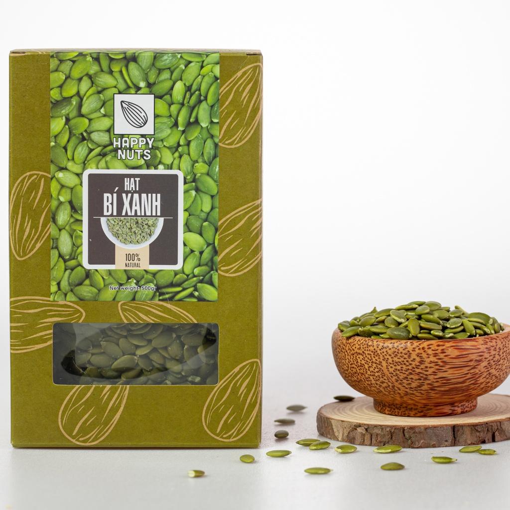 Hạt bí xanh Ấn Độ HAPPY NUTS tách vỏ 500gr