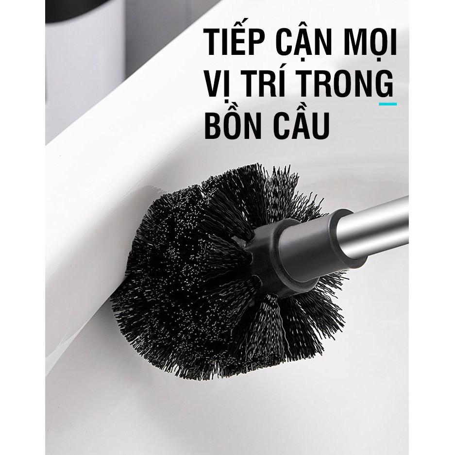 Cây kệ bàn chải cọ rửa bồn cầu - vệ sinh- Thiết kế dán tường tiện lợi NT08