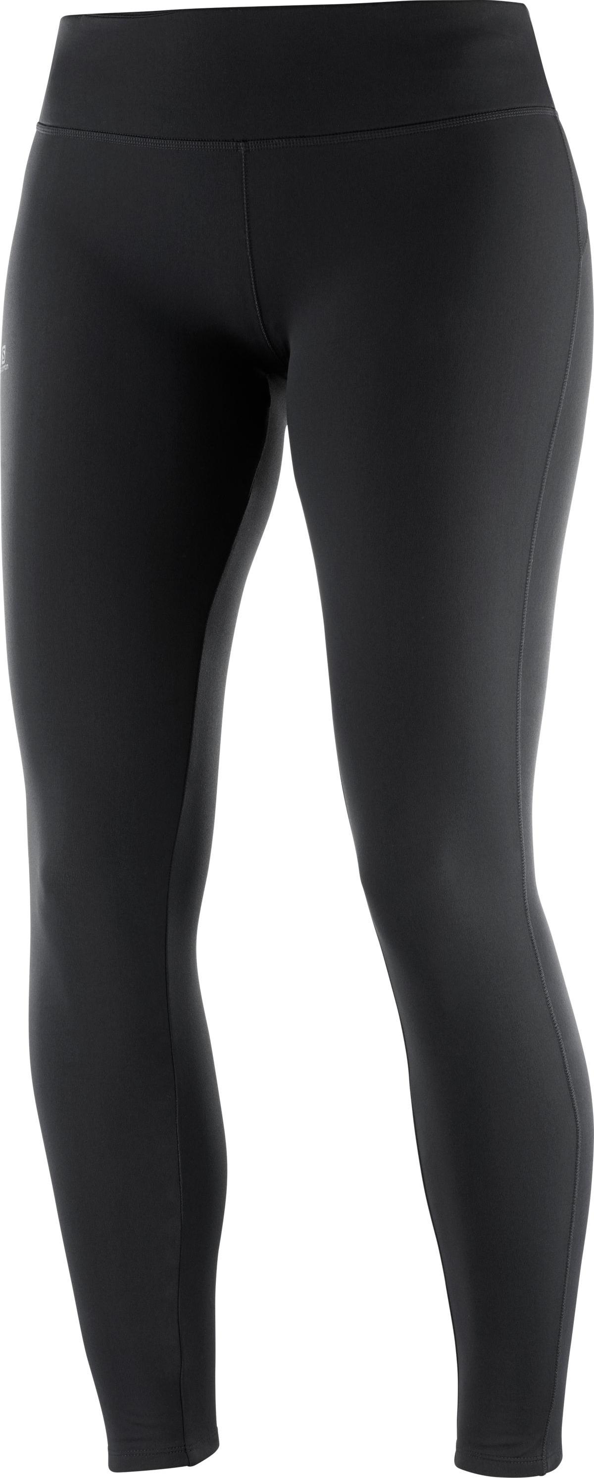 QUẦN GIỮ ẤM THỂ THAO HIỆU SALOMON NỮ COMET WARM TIGHT W BLACK - LC1154200