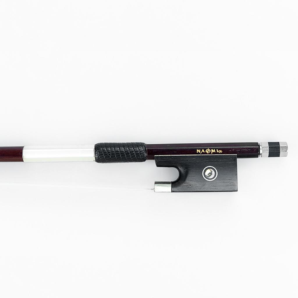 Professional Brazilwood Violin Bow 4/4 Full Size for Students Performance Straight