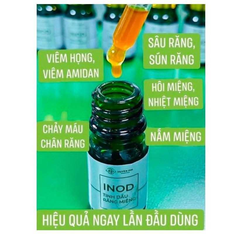 Tinh dầu hôi miệng Inod Huyền Phi 10ml tác dụng giảm nhiệt miệng, v iêm lợi, sâu răng sau 1 liệu trình