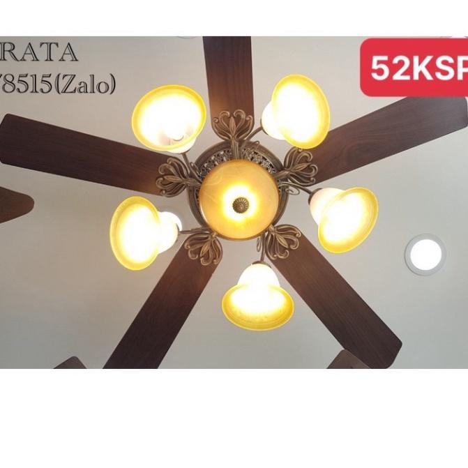 Quạt Trần Có Đèn SCG-72 Promax Lõi Đồng Full 6 tiêu chuẩn Gió, Lắp Cho Mọi tổ ấm