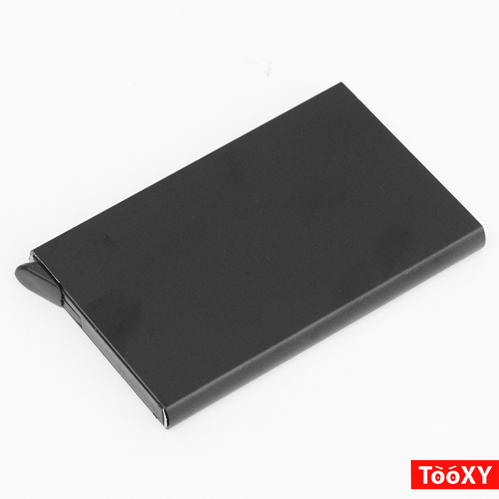 Ví đựng thẻ ATM ngân hàng, Hộp đựng Name Card, chất liệu hợp kim nhôm cao cấp, để 6 thẻ nhựa hoặc danh thiếp
