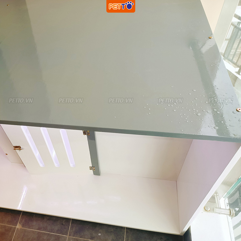 Nhà cho chó lớn ngoài trời BẰNG GỖ Chắc Chắn, Chịu Tác Động bởi thời tiết tốt DH014