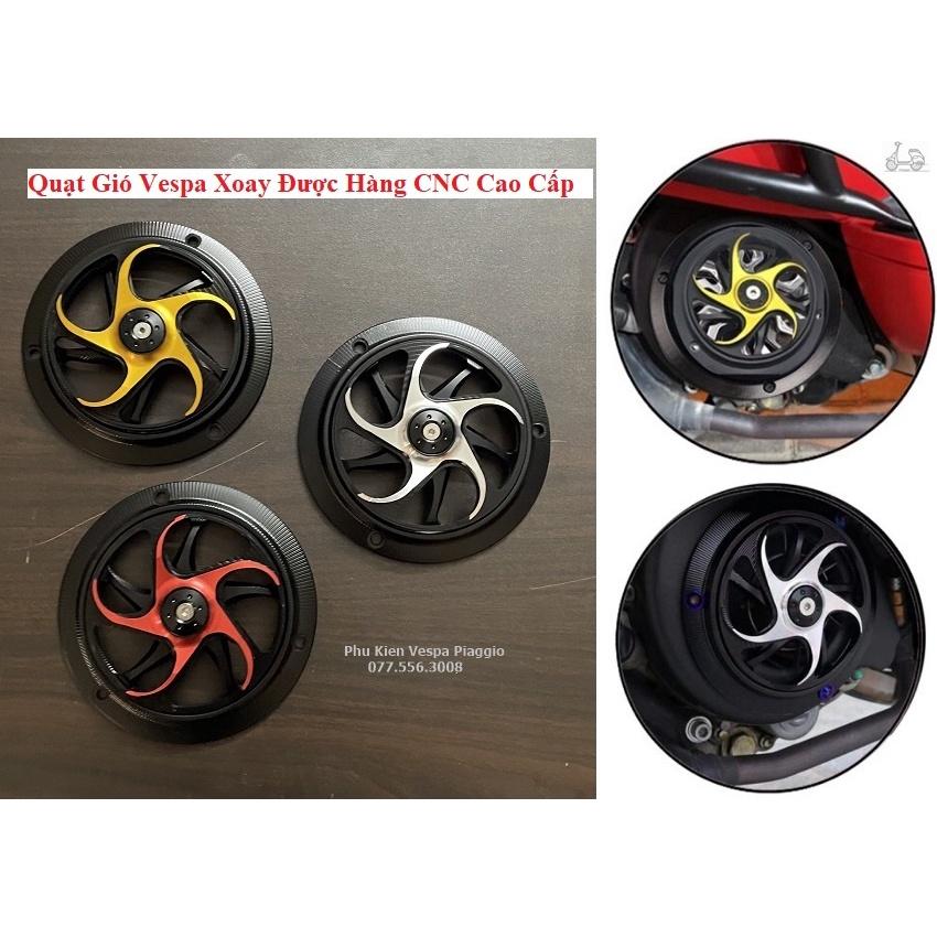 Ốp Quạt Gió Xoay Vespa Hàng CNC Loại Xoay Được Mẫu Ngôi Sao
