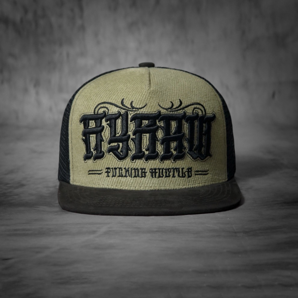 [ Miễn ship / giảm giá ] MŨ NÓN LƯỠI TRAI NAM NỮ SNAPBACK VÀNH PHẲNG LOGO NỔI CÁ TÍNH- đen xanh rêu