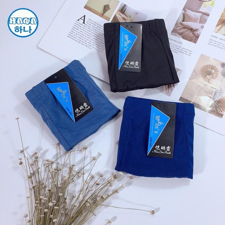 Combo 4 Quần lót nam boxer đùi cotton lụa sữa cao cấp BIG SIZE SIZE LỚN quan lot nam quần sip nam 65-120 kg