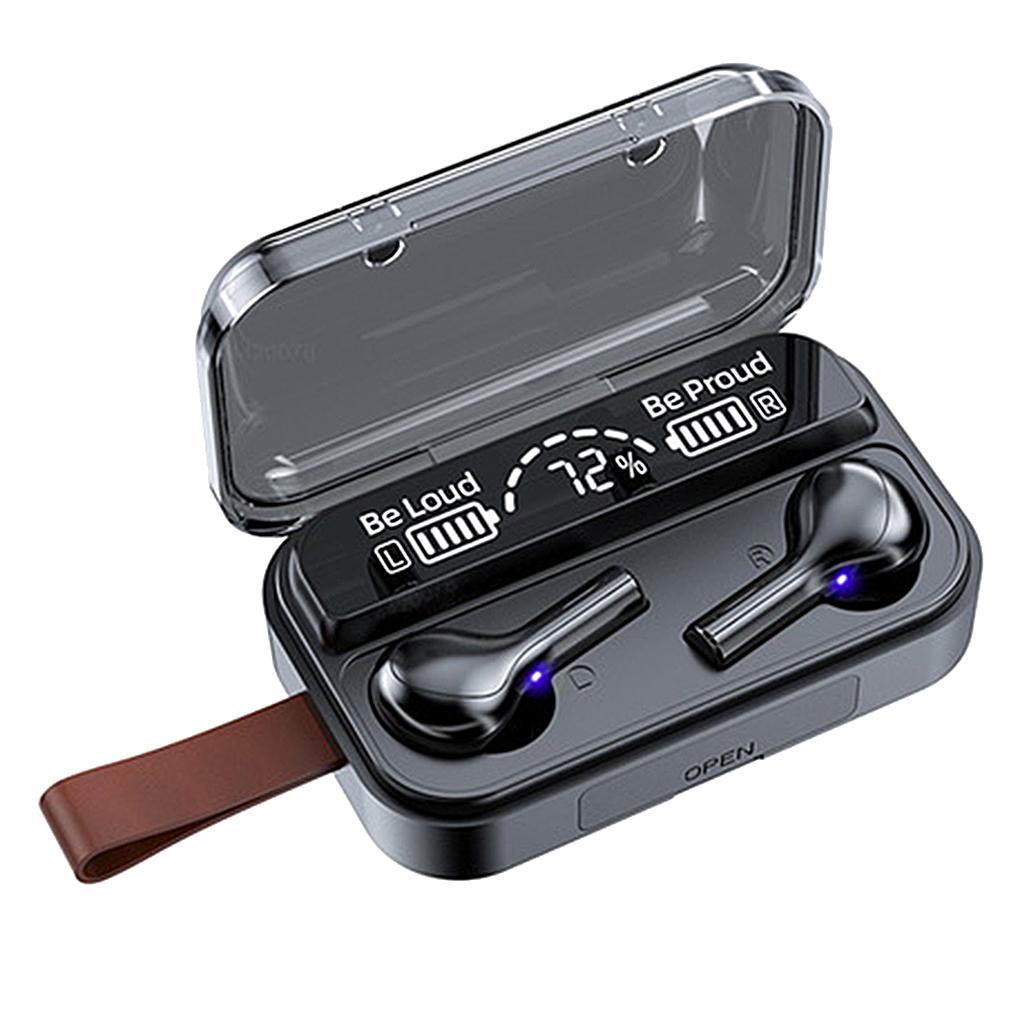 Bluetooth Earphone Noise Canceling Earphones V5.0 Stereo IPX5 Waterproof Headphones Bluetooth Earphones in Ear with Charging Case