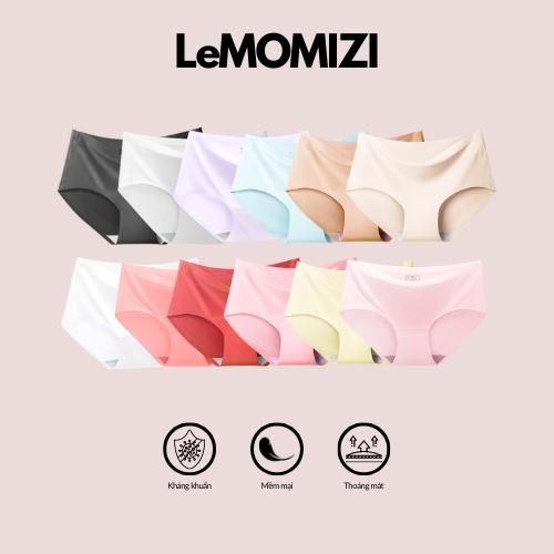 COMBO 2 Quần Lót Nữ Đúc Su cao cấp thun lạnh không đường may kháng khuẩn LeMOMIZI Size M-XXL dscombo2