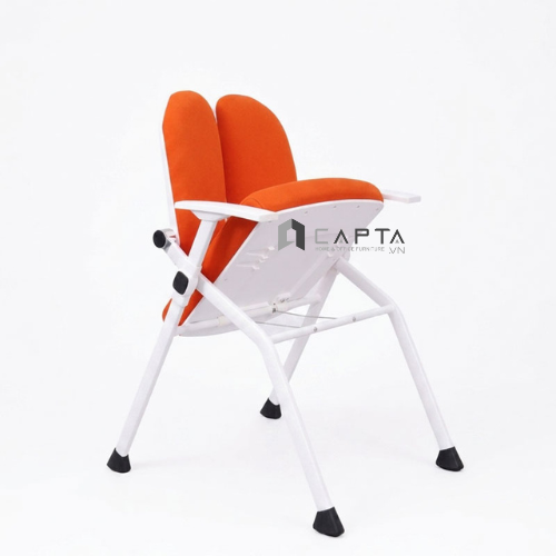 Ghế đào tạo gấp gọn khung nhựa trắng CT01003-2F Nội thất Capta