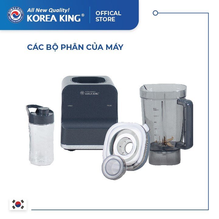 Máy xay sinh tố Korea King PEB-1800 (220-240 V/50-60 Hz, dung tích 1.5L) - Hàng chính hãng