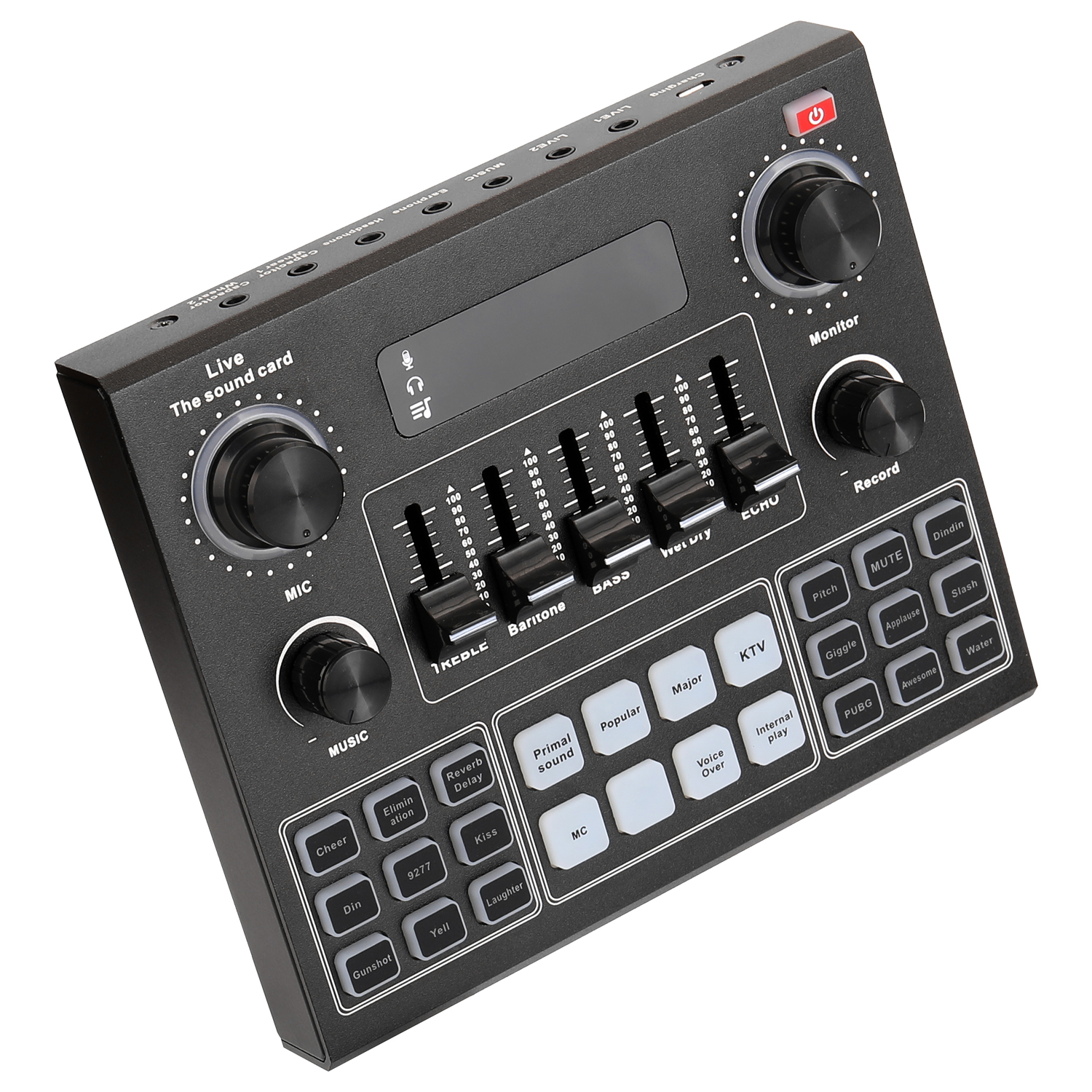 Tai nghe USB âm thanh V9 Micrô Web phát trực tiếp cho máy tính điện thoại