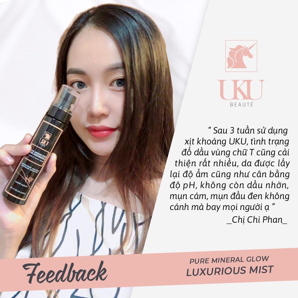 Xịt Khoáng Cấp Ẩm, Xịt Dưỡng Ẩm Da Mặt UKU Beauté