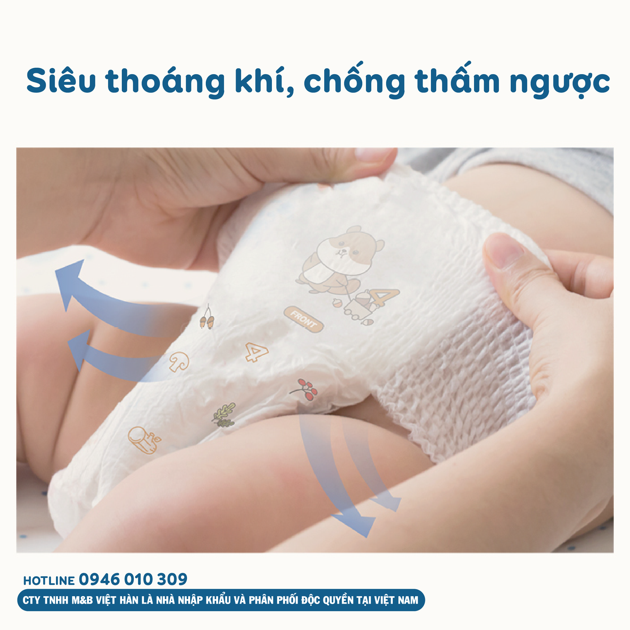 Tã Bỉm Dán Hàn Quốc ENBLANC KEEP FRIENDS Siêu Thấm Hút, Siêu Thoải mái, Thấm Hút Nhanh Cho Bé Size M 32 Miếng (5-10kg)