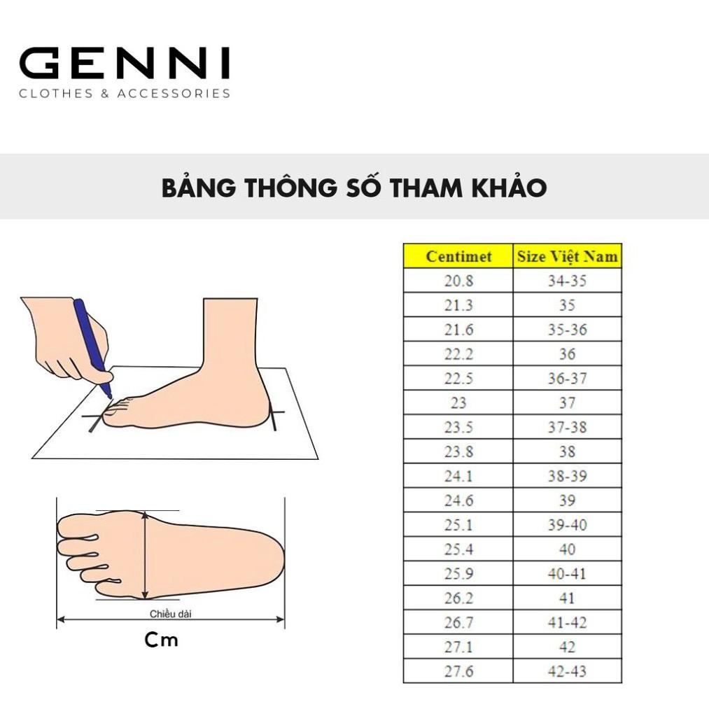 Giày cao gót da thật 6p GE235 - Genni