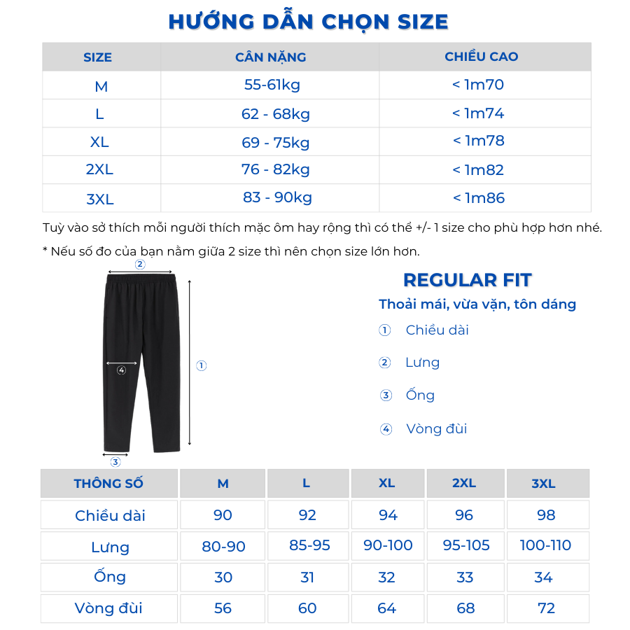 Quần Dài Thể Thao nam REETA Basic Daily Thun Cotton Co Dãn Dày Dặn Phom Quần Trẻ Trung Năng Động - A2175