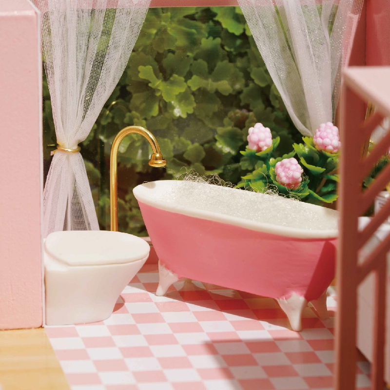 Mô hình nhà DIY Doll House My Little Warm Moment Kèm Mica Chống bụi